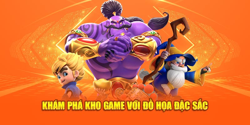 Khám phá kho game với đồ họa đặc sắc